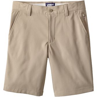 Boys 8-20 Lands' End School Uniform Performance Chino Shorts in Husky