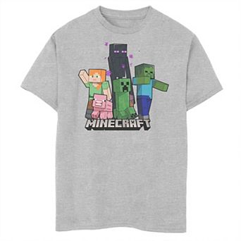 Boys Minecraft Bobble Mob Husky Graphic Tee