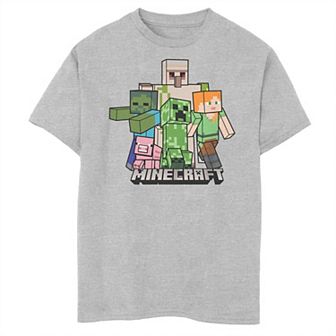 Boys Minecraft Bobble Mobbin Husky Graphic Tee