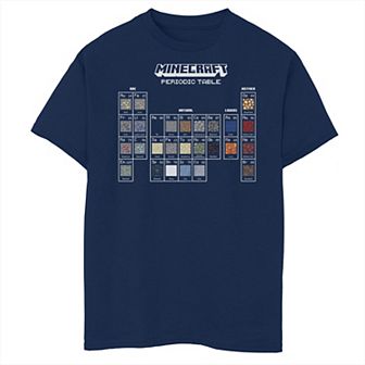 Boys Minecraft Periodic Table Husky Graphic Tee