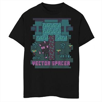 Boys Minecraft Vector Spacer Graphic Tee