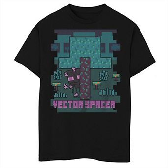 Boys Minecraft Vector Spacer Graphic Tee
