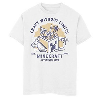 Boys Minecraft Craft Without Limits Graphic Tee