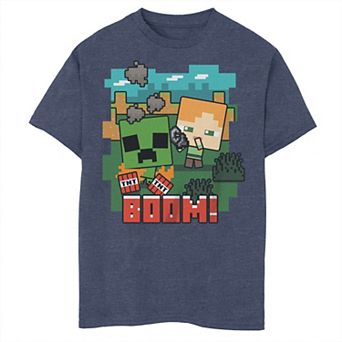 Boys Minecraft Boom Graphic Tee