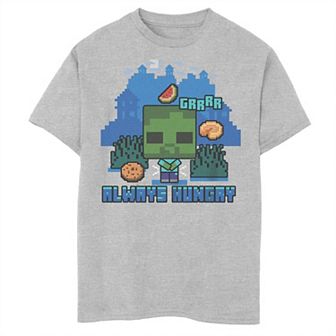 Boys Minecraft Always Hungry Graphic Tee