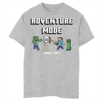 Boys Minecraft Adventure Mode Graphic Tee