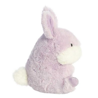 Aurora Mini Purple Rolly Pet 5" Bunny Lavender Round Stuffed Animal