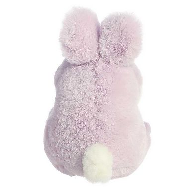 Aurora Mini Purple Rolly Pet 5" Bunny Lavender Round Stuffed Animal