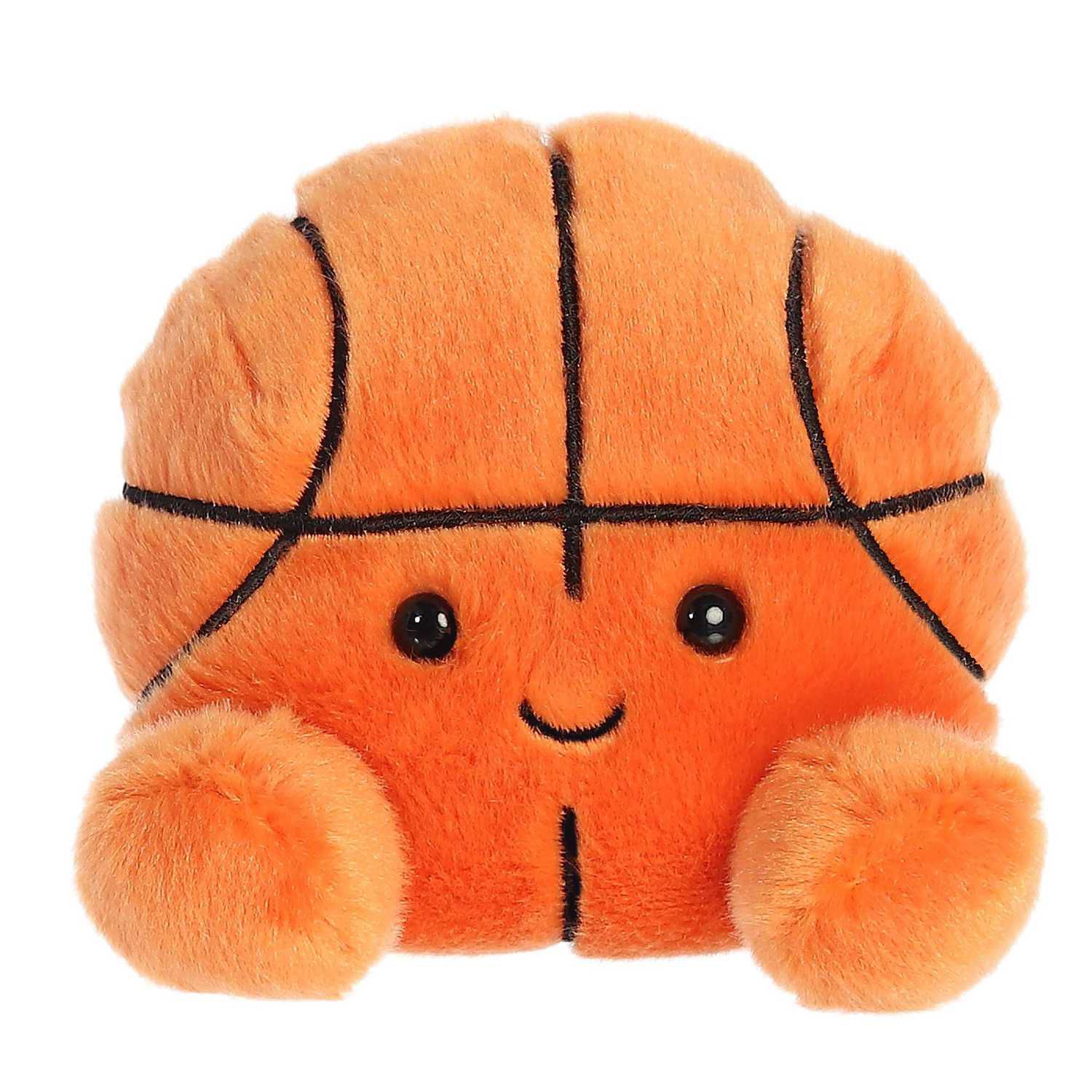 Детская мягкая игрушка Aurora Mini Orange Palm Pals 5" Hoops Basketball Adorable Stuffed Animal — фото 1
