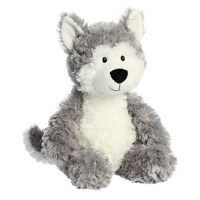 Aurora Medium Gray Tubbie Wubbies 12" Husky Snuggly Stuffed Animal