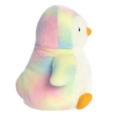 Aurora Medium Destination Nation 11" Penguin Pastel Rainbow Adventurous Stuffed Animal