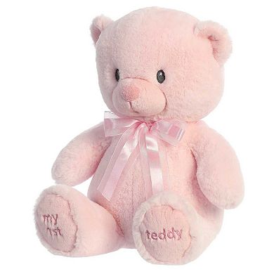 Ebba Large My First Teddy 18" Pink Adorable Baby Stuffed Animal