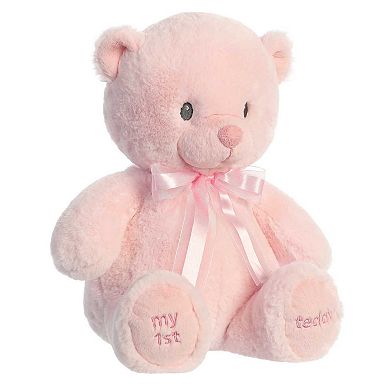 Ebba Large My First Teddy 18" Pink Adorable Baby Stuffed Animal
