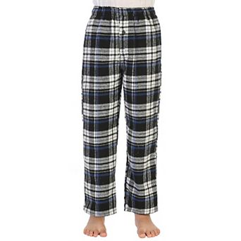 Gioberti Kid's Flannel Lounge Pajama Pants - Yarn Dye Brushed With Elastic Waist