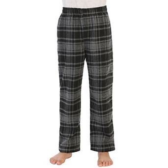 Gioberti Kid's Flannel Lounge Pajama Pants - Yarn Dye Brushed With Elastic Waist