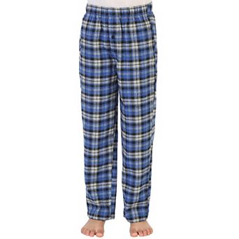 Gioberti Kid's Flannel Lounge Pajama Pants - Yarn Dye Brushed With Elastic Waist