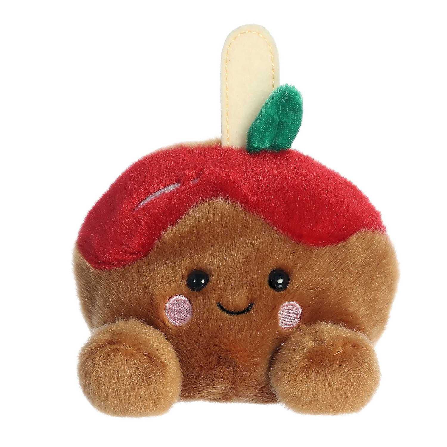 Детская мягкая игрушка Aurora Mini Brown Palm Pals 5" Sticky Caramel Apple Adorable Stuffed Animal — фото 1