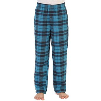 Gioberti Boy's Flannel Lounge Pajama Pants - Yarn Dye Brushed With Elastic Waist