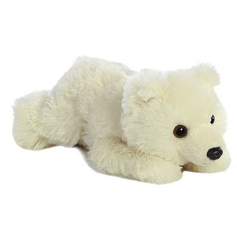 Детские мягкие игрушки Aurora Small White Mini Flopsie 8" Polar Bear Adorable Stuffed Animal