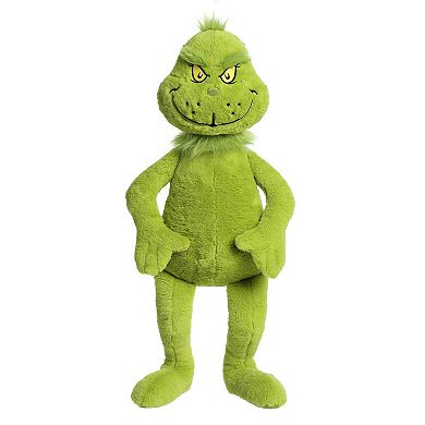 Aurora X-large Green Dr. Seuss 33" Jumbo Grinch Whimsical Stuffed Animal