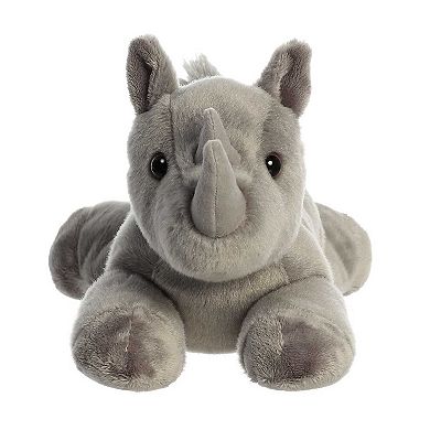 Aurora Medium Gray Flopsie 12" Rodney Rhino Adorable Stuffed Animal