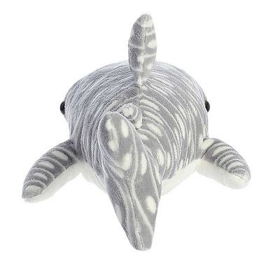 Aurora Medium Grey Flopsie 12" Whale Shark Adorable Stuffed Animal