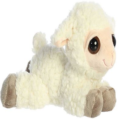 Aurora - Medium White Dreamy Eyes - 10" Lea Lamb - Enchanting Stuffed Animal