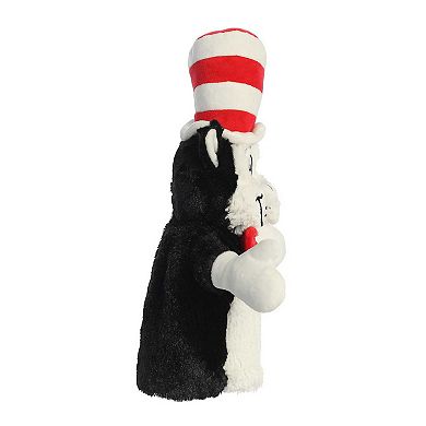 Aurora Large Multi-color Dr. Seuss 14" Cat In The Hat Hand Puppet Whimsical Stuffed Animal