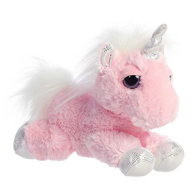 Aurora Medium Pink Dreamy Eyes 10" Heavenly Pink Unicorn Enchanting Stuffed Animal