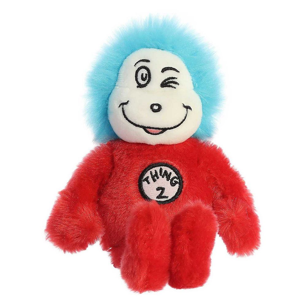 Aurora Small Red Dr. Seuss Shoulderkin 7" Thing 2 Whimsical Stuffed Animal