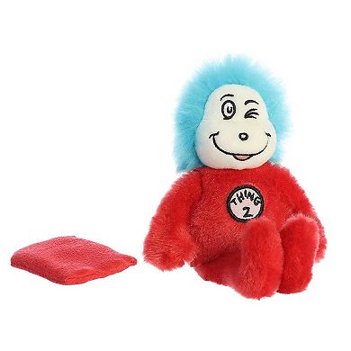 Aurora Small Red Dr. Seuss Shoulderkin 7" Thing 2 Whimsical Stuffed Animal