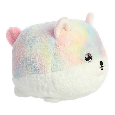 Aurora Medium Multicolor Teddy Pets 10" Rainbow Pom Playful Stuffed Animal