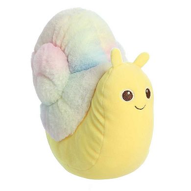 Aurora Small Yellow Squishiverse Squishy Hugs 9" Snail Adorable Stuffed Animal