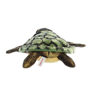 Aurora Medium Green Flopsie 12" Sea Turtle Adorable Stuffed Animal