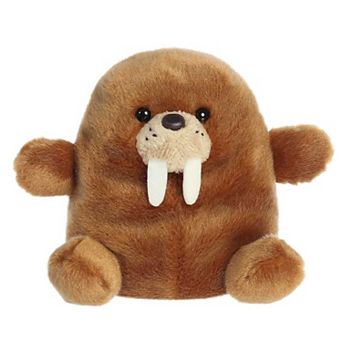 Aurora Mini Brown Palm Pals 5" Waldo Walrus Adorable Stuffed Animal