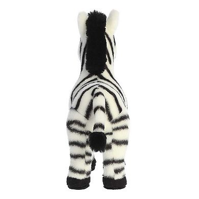 Aurora Medium White Eco Nation 10" Zebra Eco-friendly Stuffed Animal