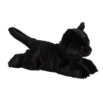 Aurora Small Black Mini Flopsie 8" Twilight Cat Adorable Stuffed Animal
