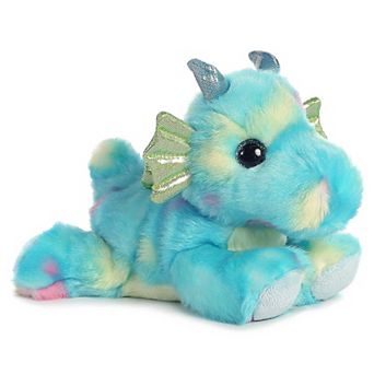Aurora - Small Blue Bright Fancies - 7" Sprinkles Dragon - Vibrant Stuffed Animal