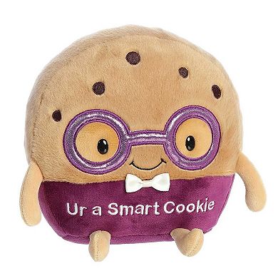Aurora Small Brown Just Sayin' 8.5" Ur A Smart Cookie Witty Stuffed Animal