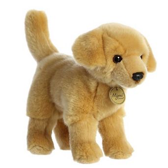 Aurora Medium Brown Miyoni 10" Yellow Labrador Adorable Stuffed Animal