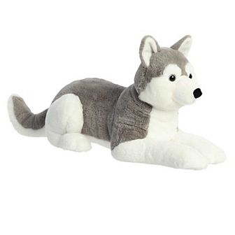 Aurora Large White Super Flopsie 28" Husky Adorable Stuffed Animal