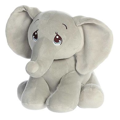 Aurora Medium Gray Precious Moments 12" Squishy Tuk Elephant Inspirational Stuffed Animal