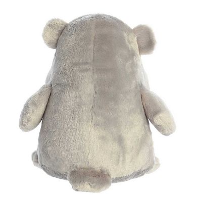 Aurora Medium Gray Happy Hippo And Friends 11" Happy Hippo Whimsical Stuffed Animal
