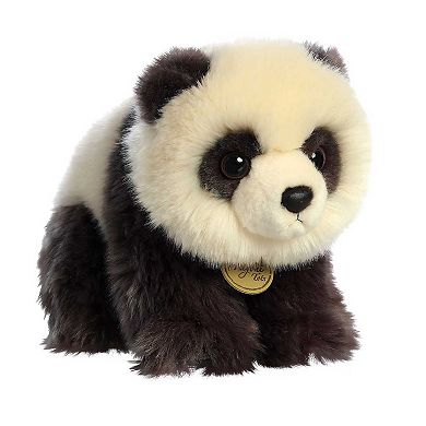 Aurora Small Black Miyoni Tots 9" Panda Cub Adorable Stuffed Animal