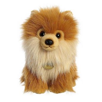 Aurora Small Brown Miyoni Tots 9" Pomeranian Pup Adorable Stuffed Animal