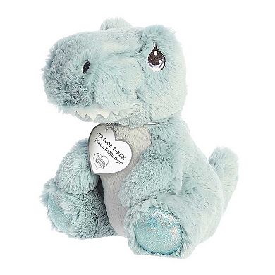 Aurora Small Blue Precious Moments 8.5" Taylor T-rex Inspirational Stuffed Animal