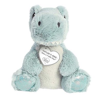 Aurora Small Blue Precious Moments 8.5" Taylor T-rex Inspirational Stuffed Animal
