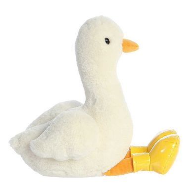 Aurora Large White Spring 16" Gavin The Goose Vibrant Stuffed Animal