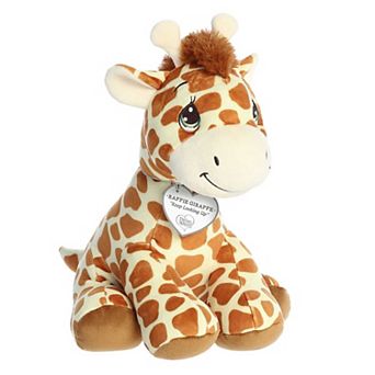 Aurora Medium Brown Precious Moments 12" Squishy Raffie Giraffe Inspirational Stuffed Animal