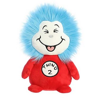 Aurora Small Red Dr. Seuss 9" Pop Art Thing Two Whimsical Stuffed Animal